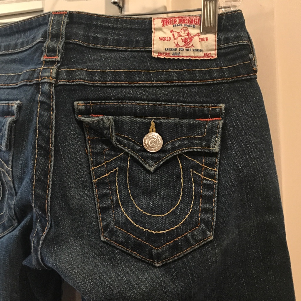 True Religion Straight Leg Jeans Size 26